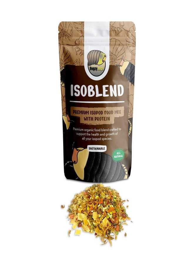 Bugzy Bugs Isoblend Premium Isopod Food Bundle Protein Vegetable Dry Blend and Shrimp Treat Rich Food Source for Feeders Insects Reptiles Invertebrates - Image 3